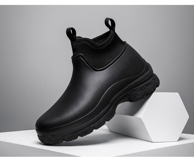 Nuove scarpe antinfortunistiche di media altezza, scarpe protettive, scarpe antiscivolo, scarpe da cuoco con puntale in acciaio._voghion.com