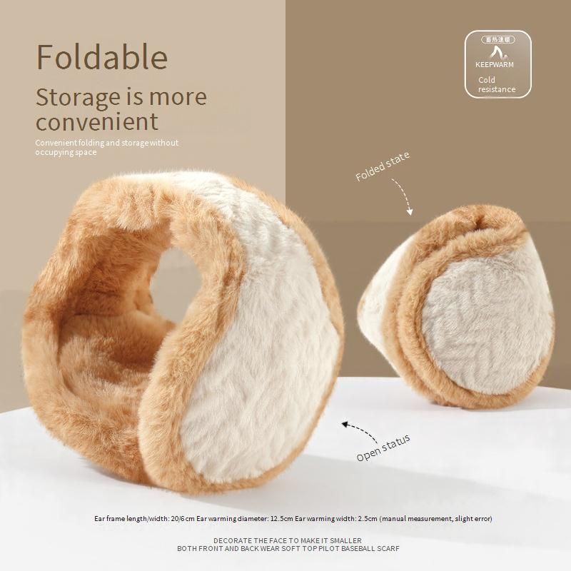 Paraorecchie invernali unisex – Scaldaorecchie pieghevoli foderati in pile con fascia regolabile per uomo e donna_voghion.com