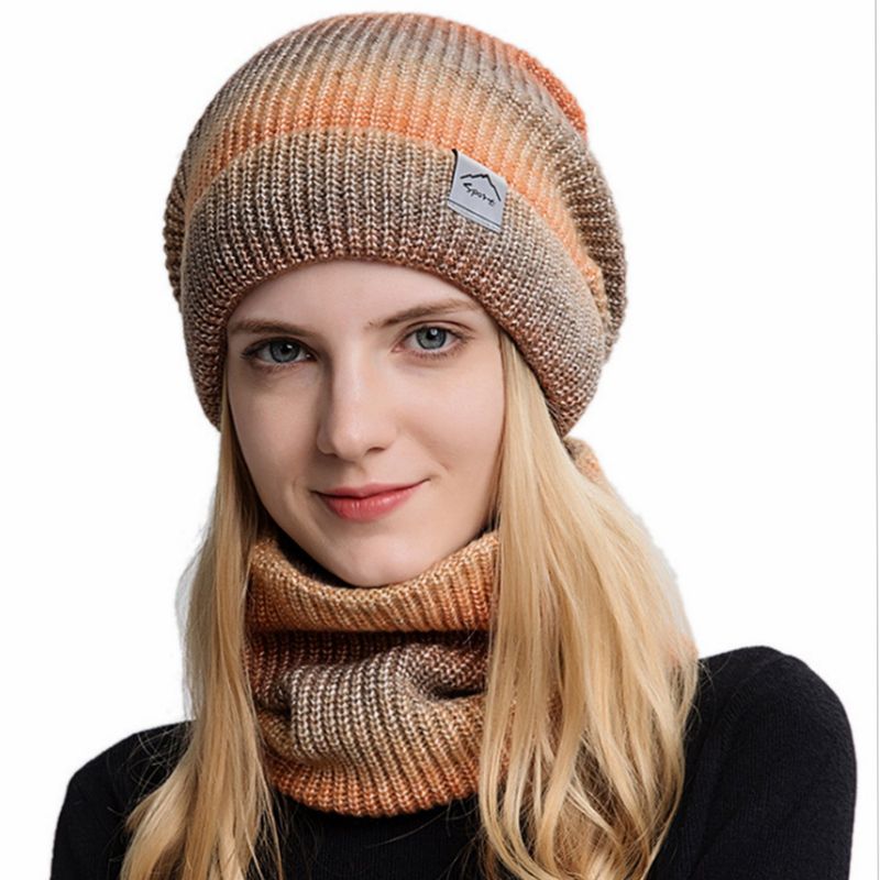 Bekleidungszubehör USB-Elektroheizung Warme Heizmütze Schal Outdoor Strickmütze Schal Zweiteiliges Set Universal Winter Warmer Schal_voghion.com