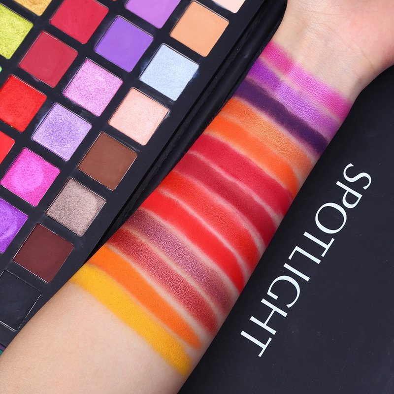 ucanbe 40 Farben Spotlight Shimmer Matte Bunte Palette Lidschatten Make-Up_voghion.com