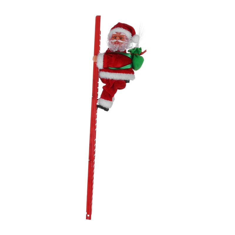 2024 Santa Claus Doll Climbing Ladder With Music Christmas Tree Ornaments Decorations For Home 2023 Navidad New Year Kid_voghion.com