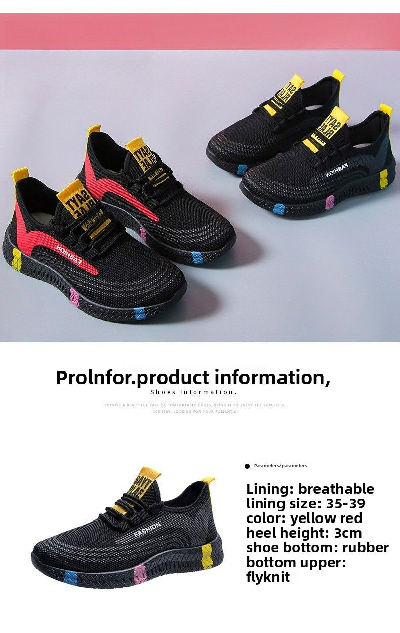 Women's Shoes Cloth Shoes Non-slip Soft-soled Casual Sports Shoes_voghion.com