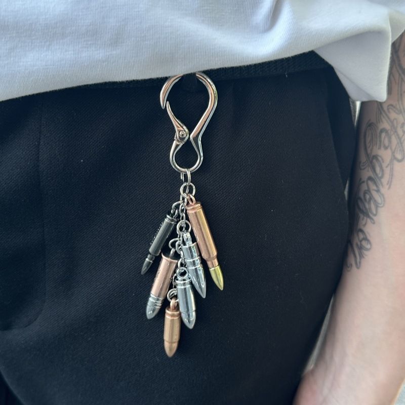 Original Niche Design Keychain Pendant High End Bag Pendant Bullet String_voghion.com