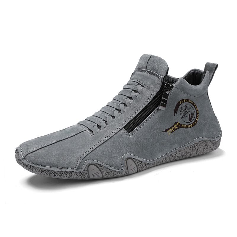Neu Neue Atmungsaktive Mid-Top Martin Stiefel herren Outdoor Leinwand Frühjahr Und Herbst High-Top_voghion.com