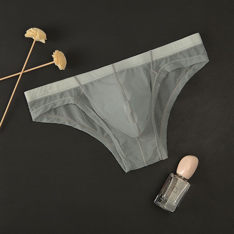 Junyou Herenondergoed Mesh Transparante Slips Dunne Herenzak Sexy Ademende Zomershorts voor Jonge Mannen_voghion.com