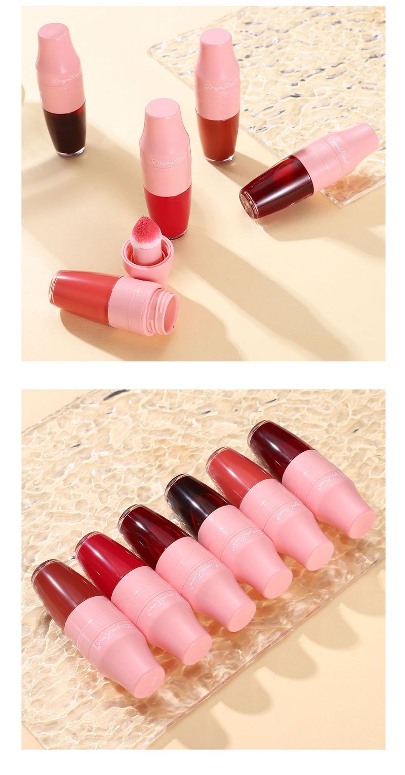 Mirror Glaze Lip Stain Set für Damen mit Schütteleffekt – wasserfester, nicht haftender Lipgloss mit bezauberndem Design, vielseitig verwendbar als Rouge_voghion.com