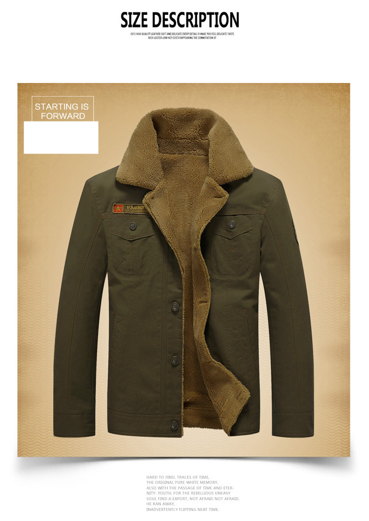 Abbigliamento da uomo Modelli autunnali e invernali Plus Giacca con colletto alla coreana ispessita in velluto Cappotto Abbigliamento in cotone Cappotto casual in cotone di grandi dimensioni da uomo_voghion.com