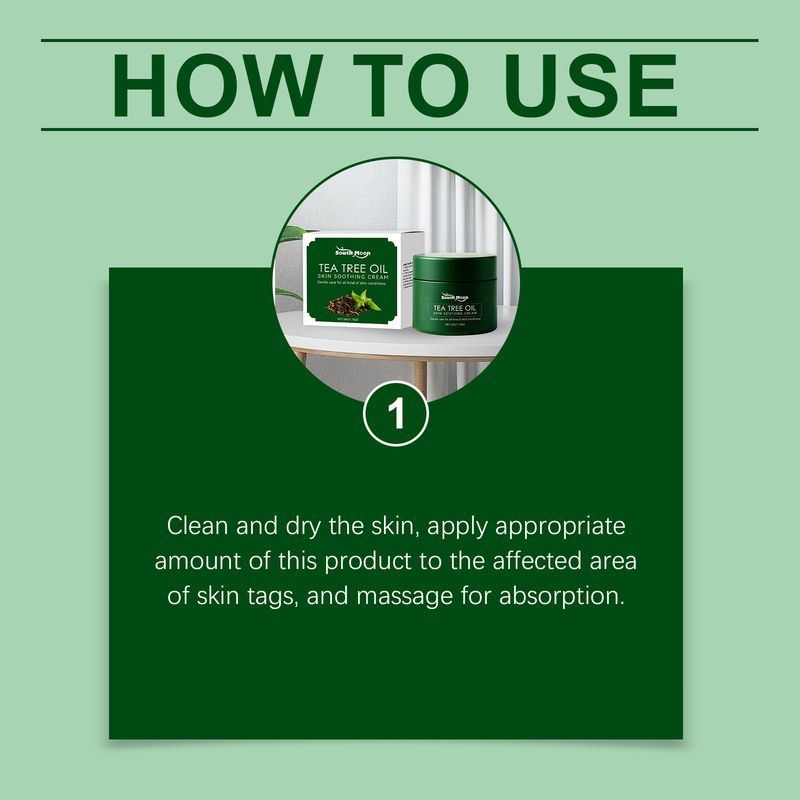 SOUTH MOON Tea Tree Oil Gentle Cleansing Special Nourishing Skin Moisturizing Care Cream_voghion.com