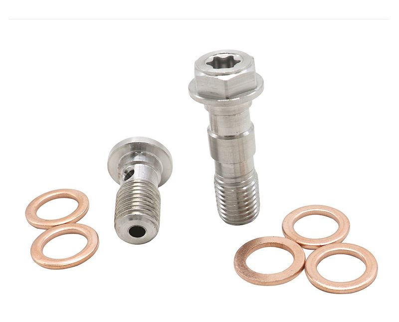 Universal 304 Stainless Steel Motorcycle Brake Caliper Banjo Bolt Bleed Screw Nipple M10X1.0MM/1.25MM For Honda Yamaha_voghion.com