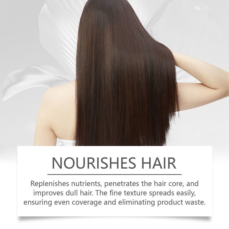 Maschera per capelli morbidi, naturali e soffici, nutriente e idratante profonda Hoegoa_voghion.com
