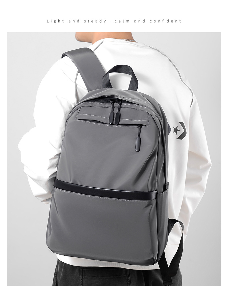 2024 New Men's Lightweight Backpack Men's Business Backpack Backpack Large Capacity Computer Bag Gift_voghion.com