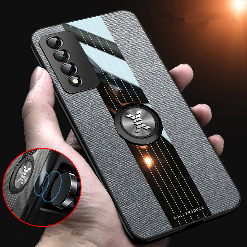 Fabric Cloth Finger Ring Holder Phone Case On For OPPO A54 4G A9 2020 A5 S A7 A8 A72 A92S A91 A53 A15 A57 2022 Stand Cov_voghion.com