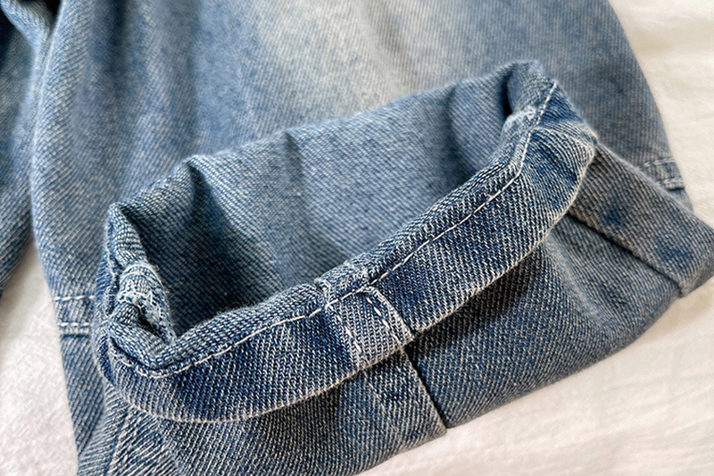 Children's Autumn New Set Zipper Cartoon Sweater Boys' Letter Print Top Cool and Handsome Denim Pants_voghion.com