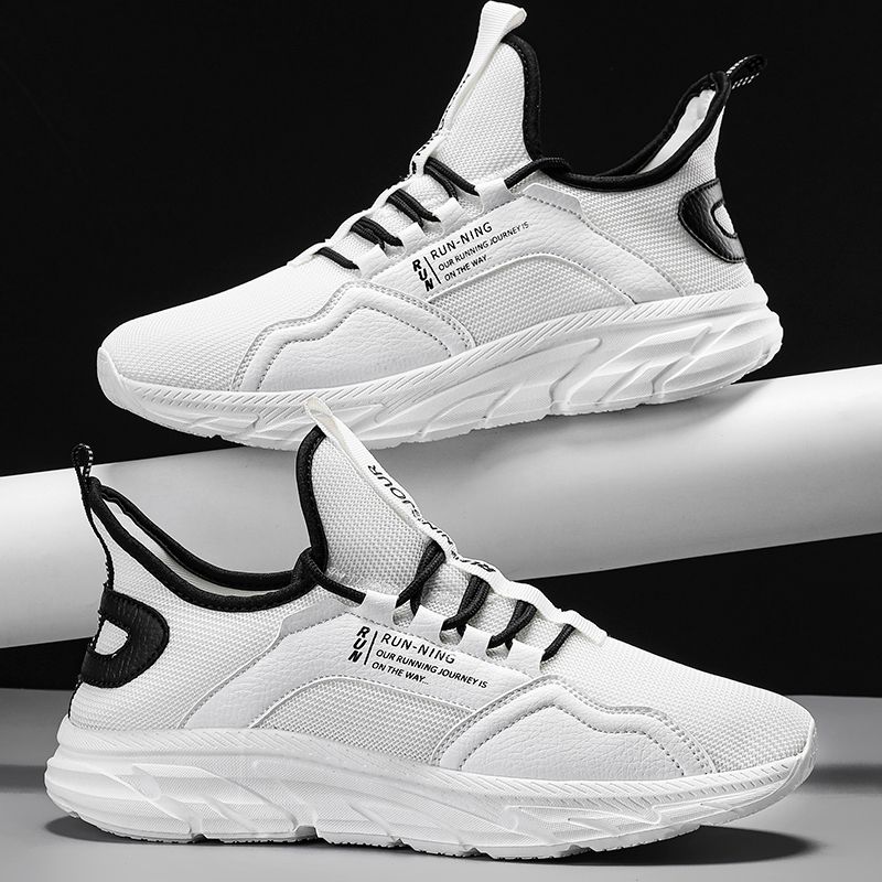 Atmungsaktive Fashion Sneakers für Herren Ultraleichte tragbare Sport-Laufschuhe_voghion.com