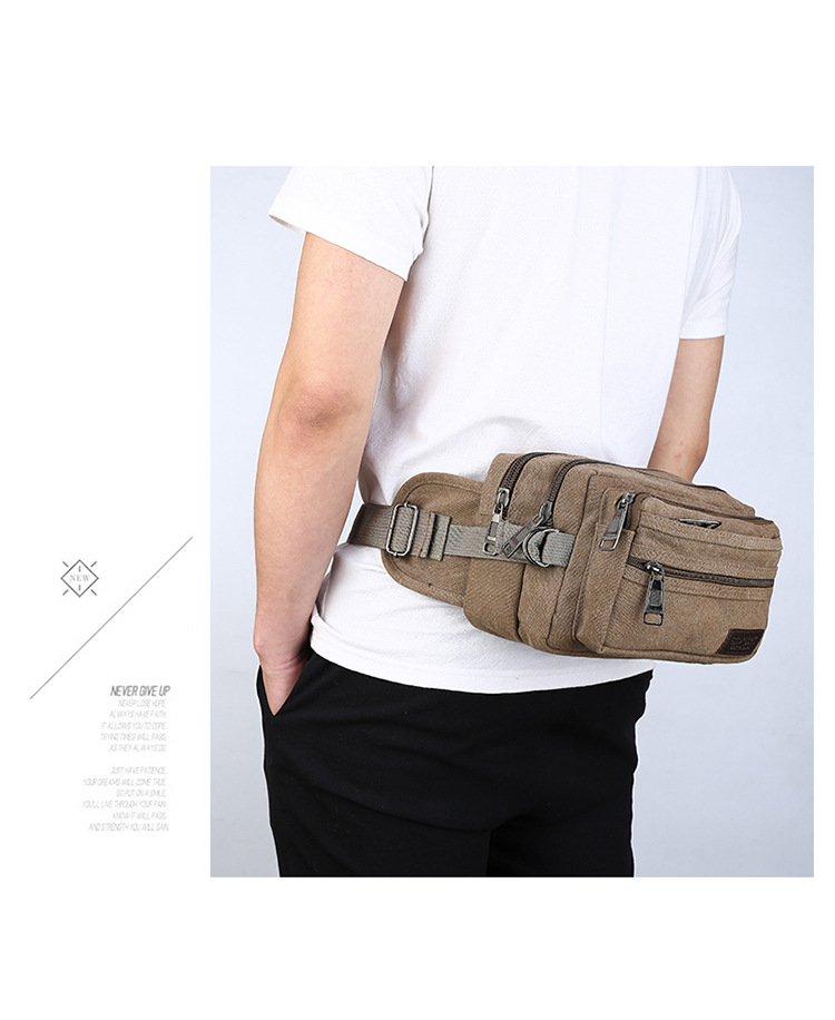 Neue Outdoor-Mode Sport Taille Tasche Multi-Use männer Atmungsaktive Leinwand Taille Tasche Radfahren Taktik männer Taille Tasche handy Tasche_voghion.com
