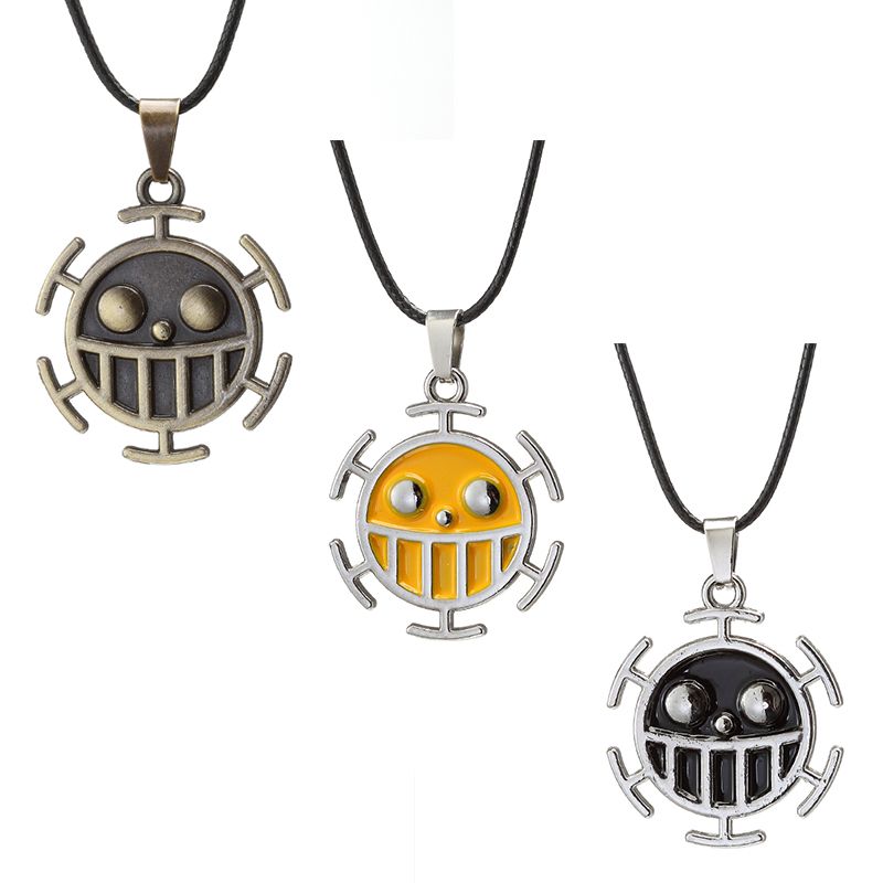 Hot sales Anime Solid Piece Necklace Retro Trafalgar Right Pendant Stand Women's Handbag Men's Jewelr Action Character Cospla_voghion.com