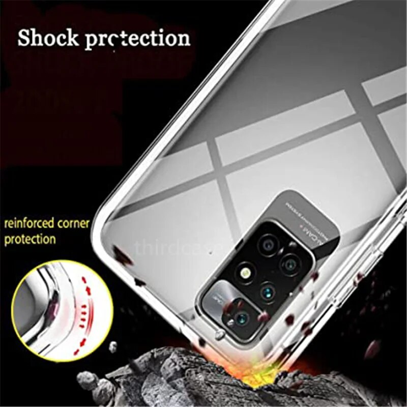 360 corpo inteiro pc + capa de silicone para xiaomi lite 12t 13 capa dupla transparente note 12s 12 pro plus redmi 12c_voghion.com