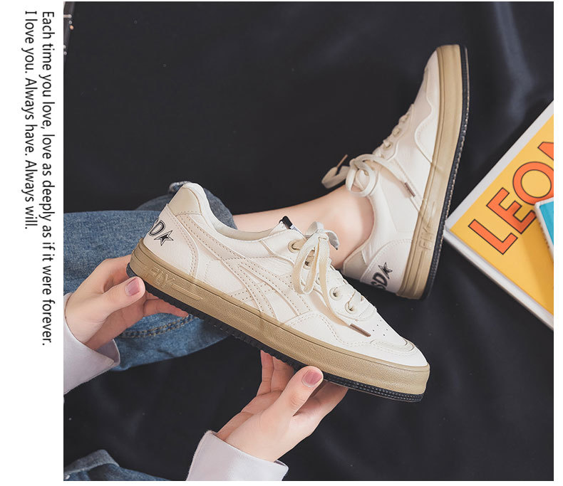 Influencer Xiaobai Schoenveters Western Style Casual Schoenen Dames Zomer Ademend Canvas Schoenen Dames Ulzzang Veelzijdig Retro Hong Kong Style_voghion.com