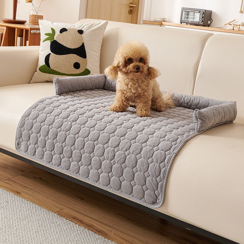 Cama antiderrapante para cães e gatos, almofada para sofá anti-riscos espessada_voghion.com
