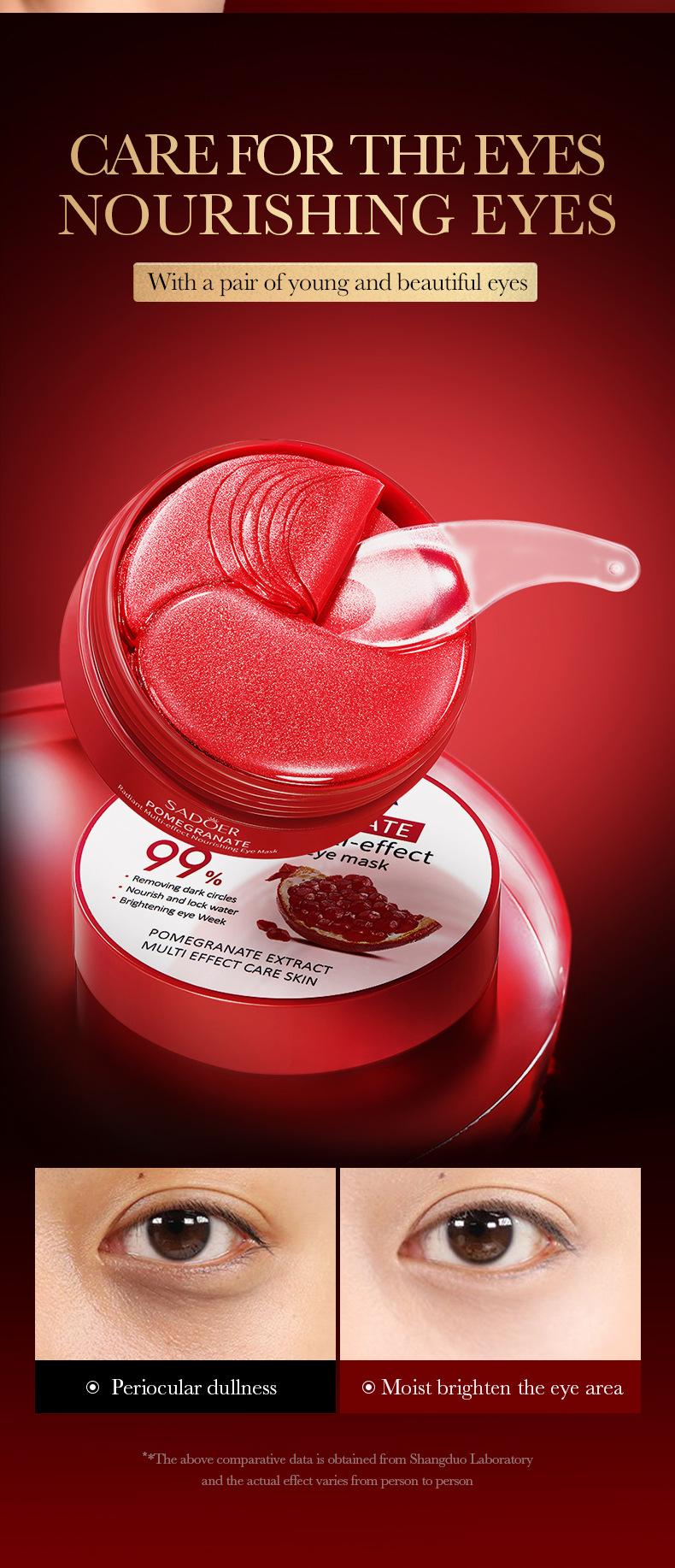 Granātābolu Radiance SADOER Multi Effect Nourishing Eye Moisturizing Periocular Mask_voghion.com