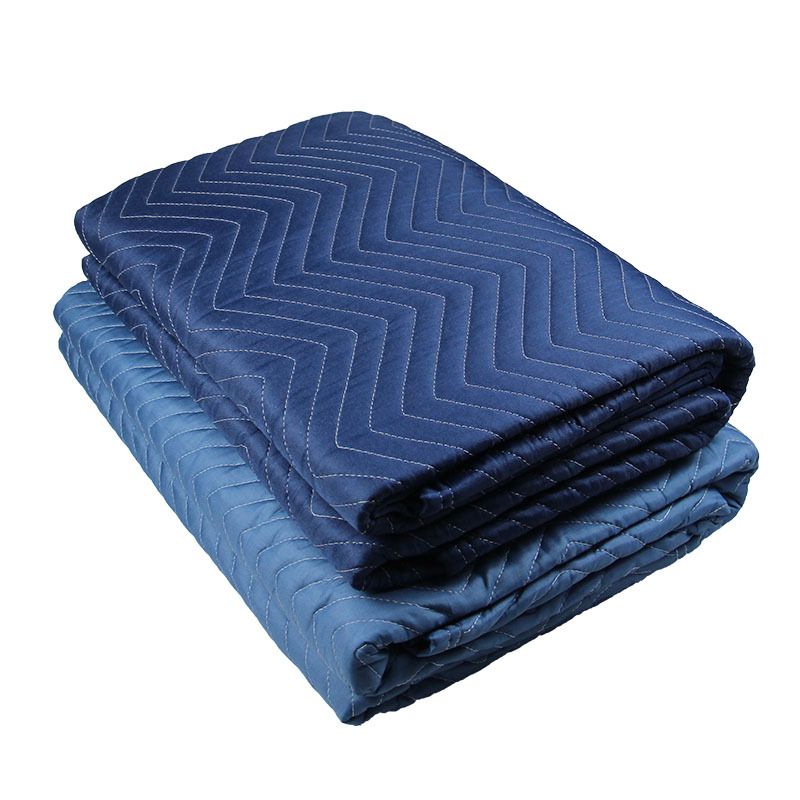 Coperta per imballaggio in poliestere agugliato, blu scuro, in fibra chimica per uso domestico_voghion.com
