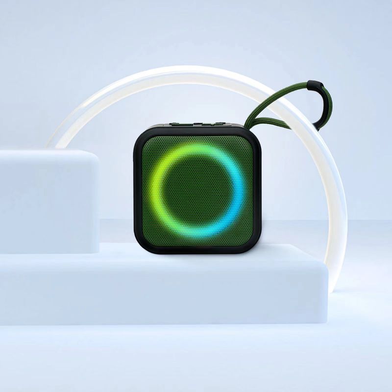 RGB Işıklı ve Derin Baslı Taşınabilir Bluetooth Hoparlör - Ev/Dış Mekan Kullanımı İçin Kompakt Kablosuz Hoparlör_voghion.com