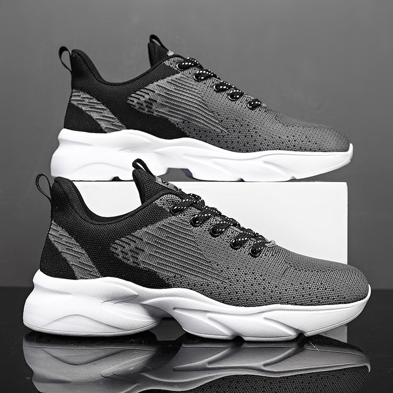 MAEDEF Baskets en maille pour hommes, chaussures de course légères et respirantes, confortables, tendance, décontractées, pour la gym et la marche, vulcanisées_voghion.com