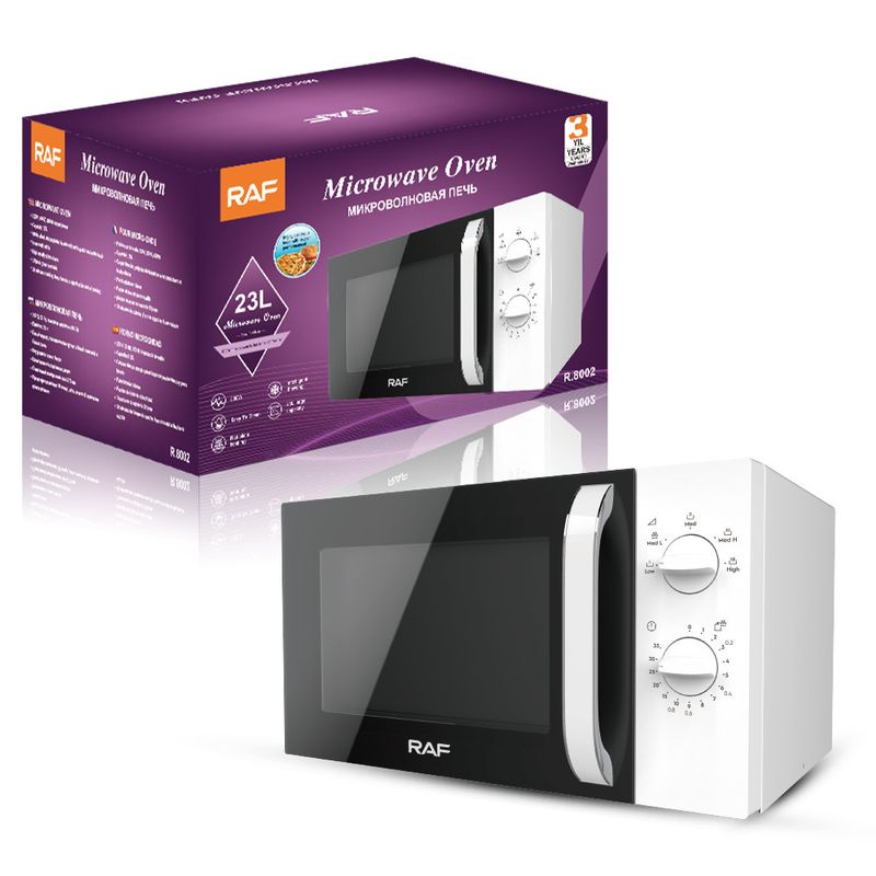 23L Light Wave Oven, Fast Turntable Visible Heating Microwave Oven For Home & Office, EU Standard_voghion.com