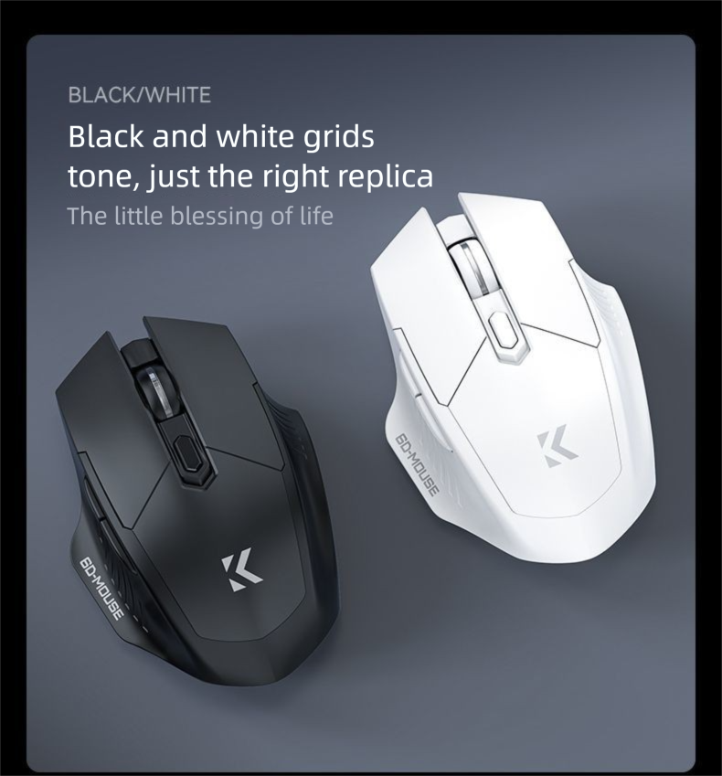 Wireless Dual-Mode Bluetooth Rechargeable Office Comfortable Desktop Laptop Universal Mouse Business Special_voghion.com