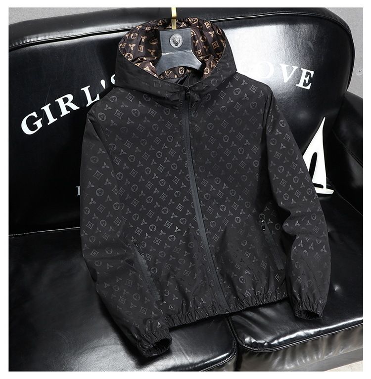 Light Luxury Clothing, Fat Spring Men's Casual Jacket, Hooded Loose Fitting Large Top Trend_voghion.com