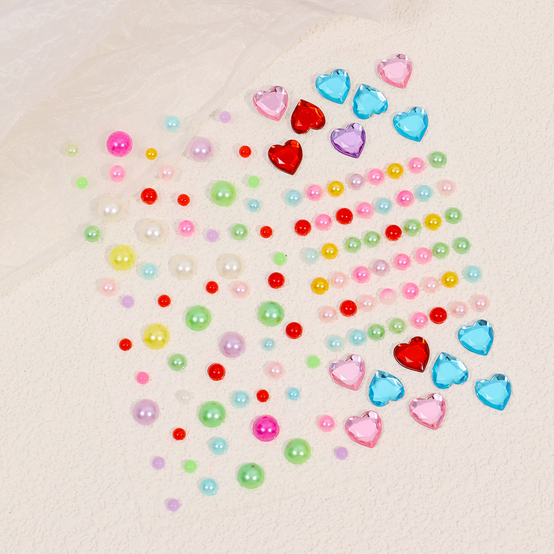 Bunte Perle Gesicht Körper Dekoration Aufkleber gemischte Größe selbstklebende Lidschatten Party Diamant Fasle Tattoos Rh_voghion.com