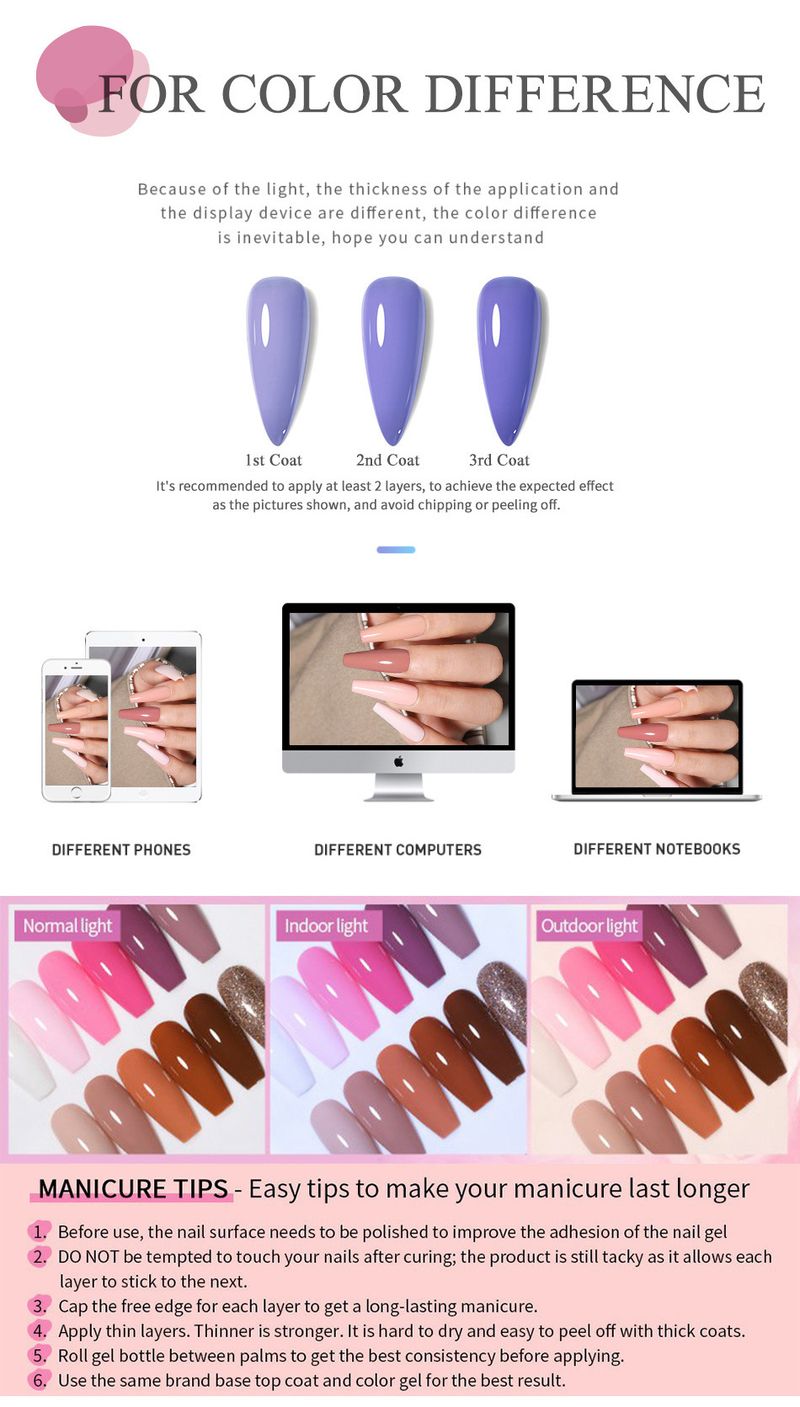 Colle à ongles UR SUGAR, ensemble complet de 143 couleurs, flacon en verre, colle à base de caoutchouc, colle renforcée longue durée, colle à base de meulage gratuite, colle à vernis à ongles pailleté_voghion.com