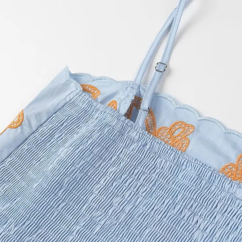 Women's INS Embroidered Strap Set_voghion.com