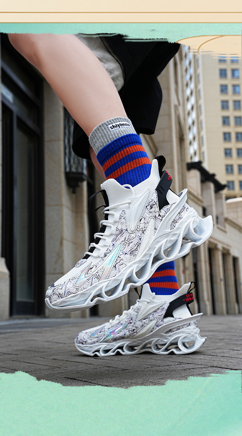 Pantofi sport pentru bărbați, cu suport pentru arcul plantar, sintetici, ușori, pentru alergare_voghion.com