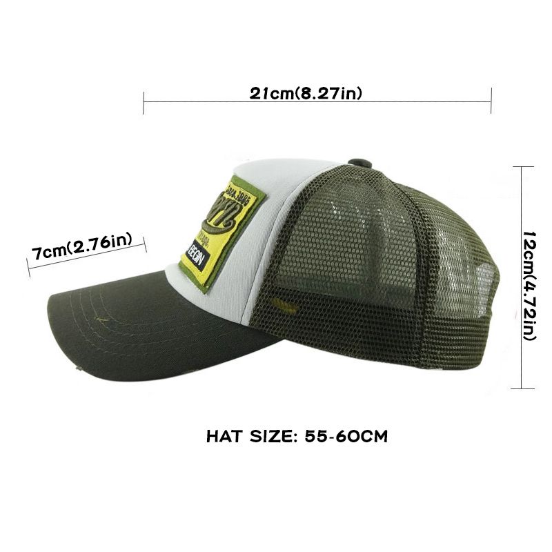 Heißer Verkauf Sommer Mesh Trucker Hut Für Männer Frauen Retro Brief Baseball Kappe Einstellbar Outdoor Sonnenblenden Hip Hop Snapback_voghion.com