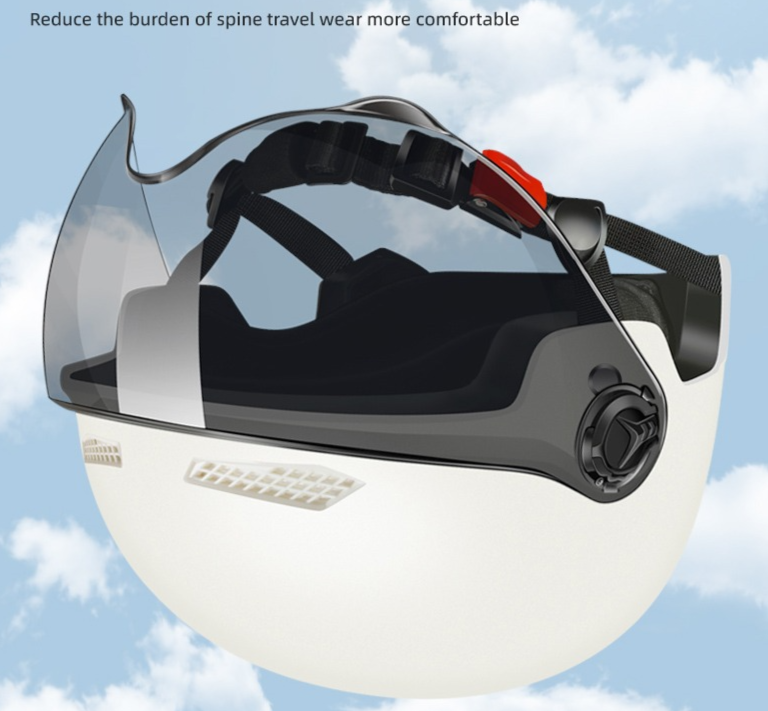 3C-zertifiziertes Elektrofahrzeug für Männer und Frauen, ABS-Halbhelm, Sonnenschutz, Anti-Ultraviolett-Reitsicherheitshut, Sommer_voghion.com