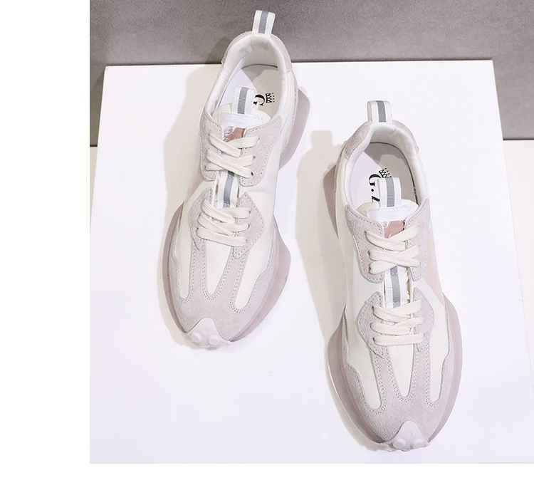 Γνήσια δερμάτινα γυναικεία παπούτσια Forrest Gump, ανοιξιάτικα αθλητικά παπούτσια 2024, nb327, με μικρή μέση, μοντέρνα, casual παπούτσια για όλες τις ηλικίες._voghion.com