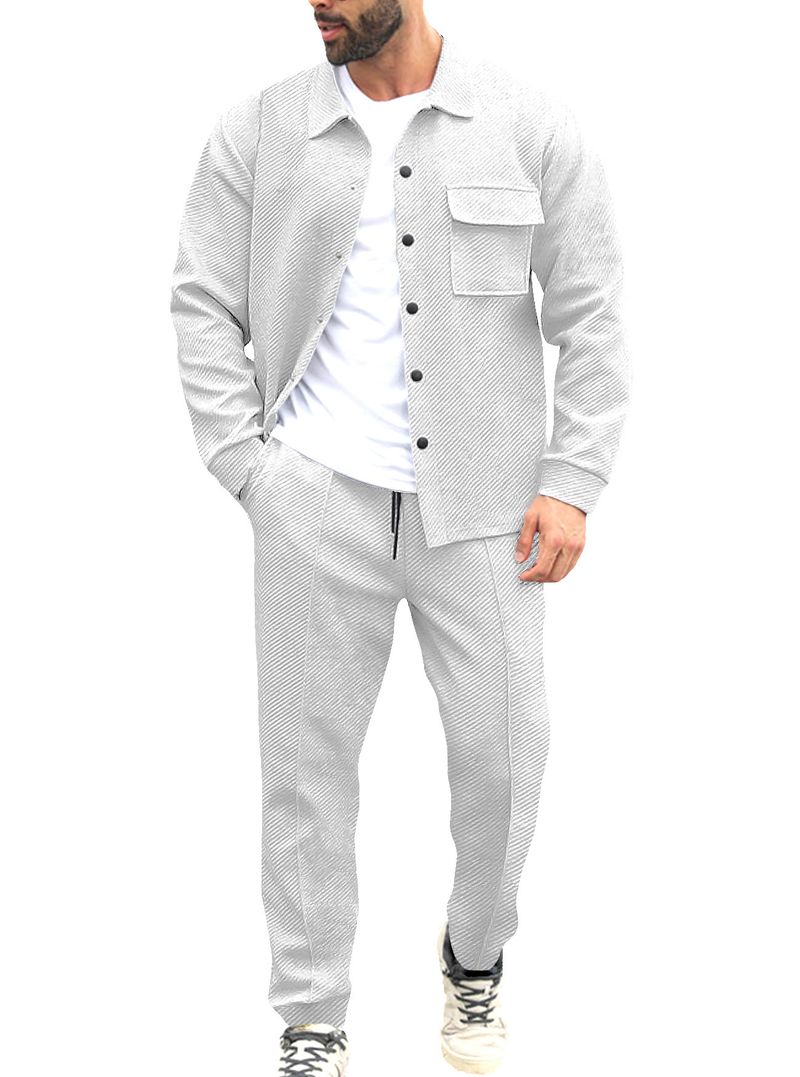 Abbigliamento da uomo Giacca monopetto slim fit da uomo - Cappotto casual con revers a lancia Tendenze moda più vendute_voghion.com