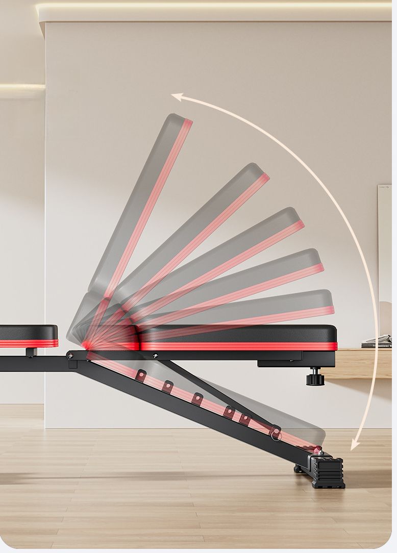 Supino com halteres, cadeira de ginástica dobrável multifuncional Fly Bird para homens, equipamento para abdominais_voghion.com