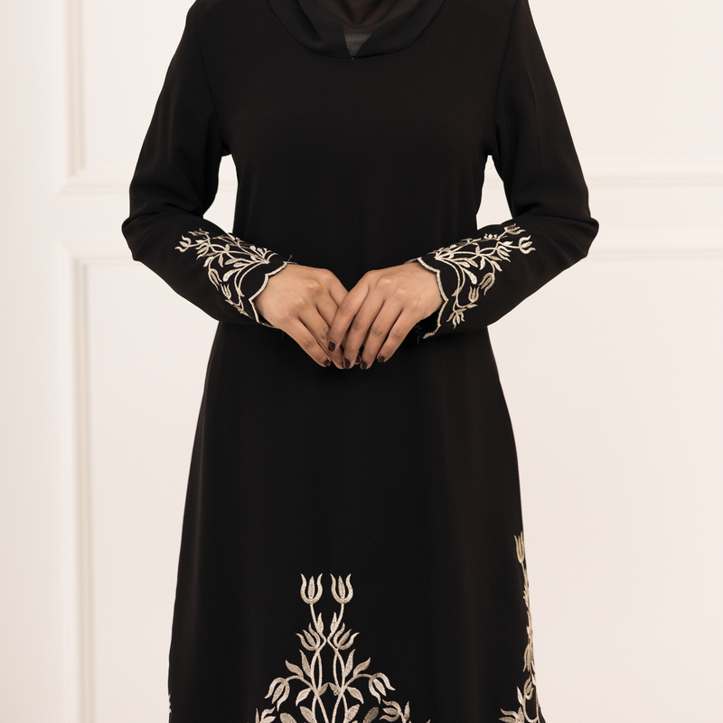 Muslimsk mote malaysisk utsøkt broderi Midtøsten todelt dress BK003_voghion.com