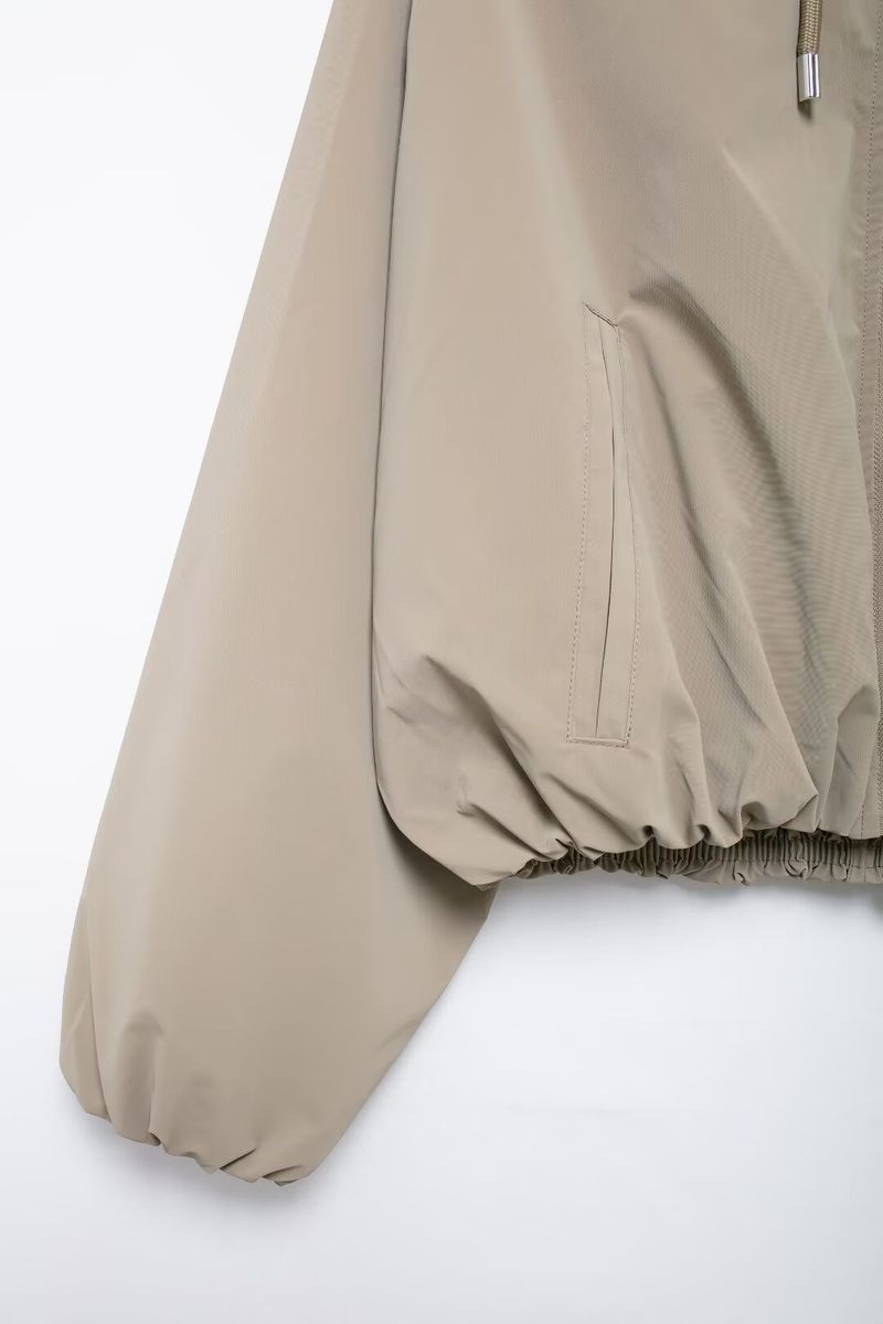 Women's clothing 2024 autumn and winter new style loose hooded jacket_voghion.com