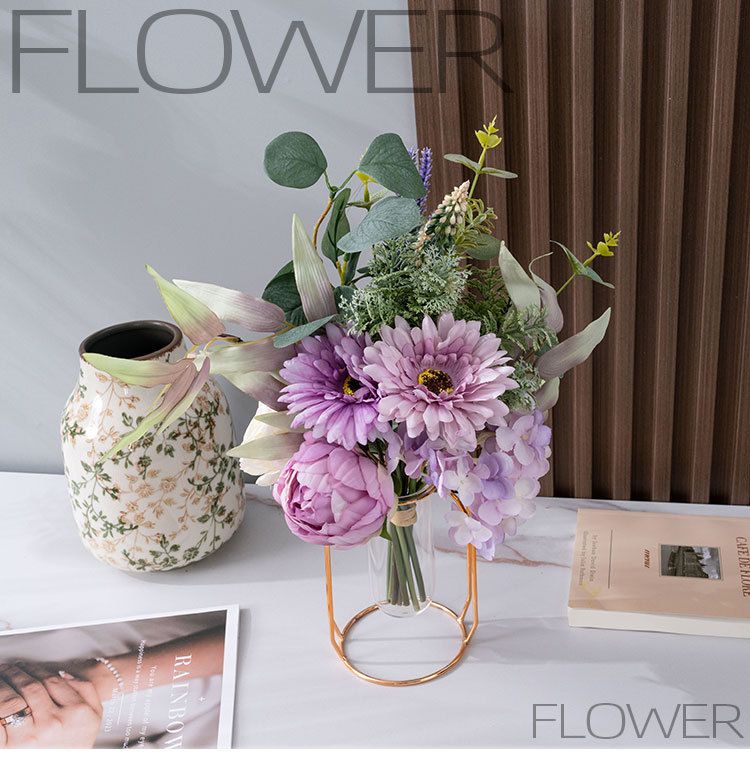 Artificial Decorations Handbook INS Style Artificial Flower Home Decoration Wholesale Artificial Flower_voghion.com