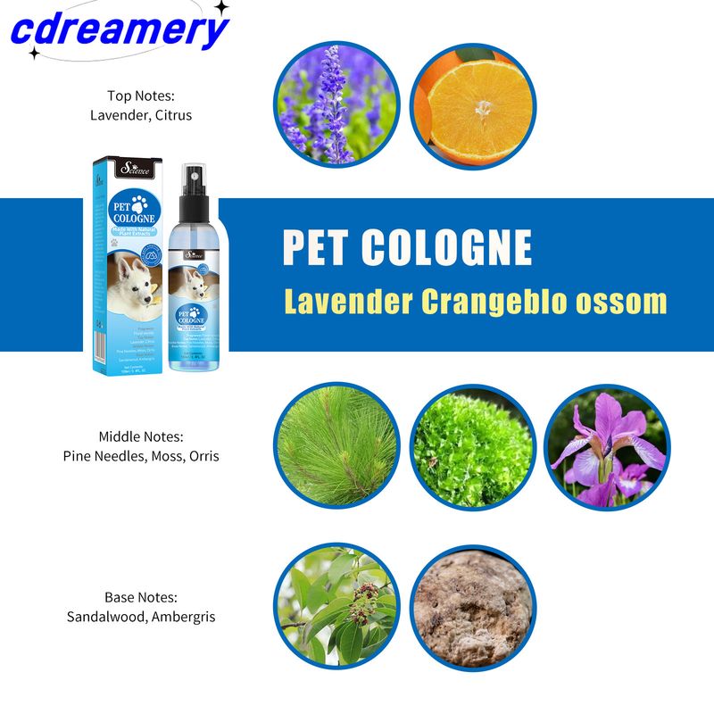 Pet Perfume, Universal Cat And Dog Perfume Spray, Removes Body Odor And Liquid Odor_voghion.com