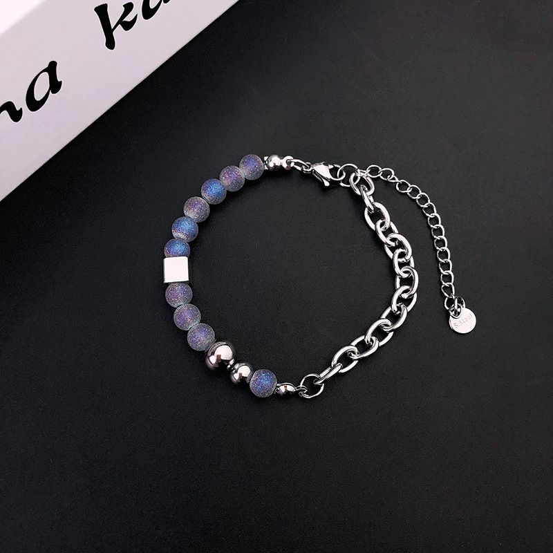 National Trend Hip-Hop Style Fashion Patchwork Bracelet For Men, Niche Design, Unique Simple Temperament, Versatile_voghion.com