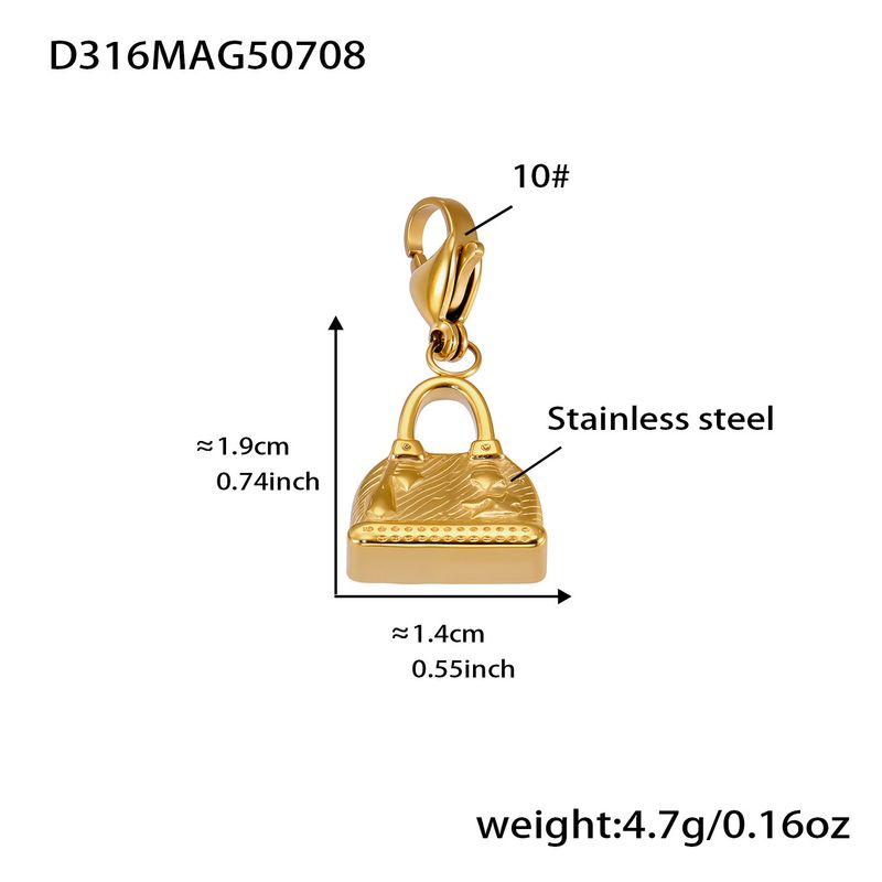 Set di gioielli con ciondolo multiplo fai da te in acciaio inossidabile, accessori per collana e bracciale, alla moda e versatili, di varie forme_voghion.com