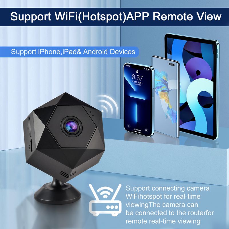 Indoor Intelligent Remote Wireless Monitoring Camera, Household Infrared Night Vision Monitoring, Two-way Voice_voghion.com