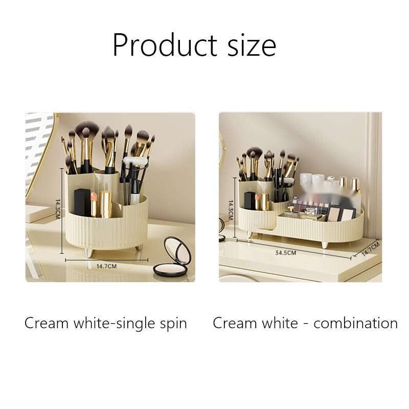 Rotierende Make-up-Organizer-Box mit Stifthalter für Badezimmer_voghion.com