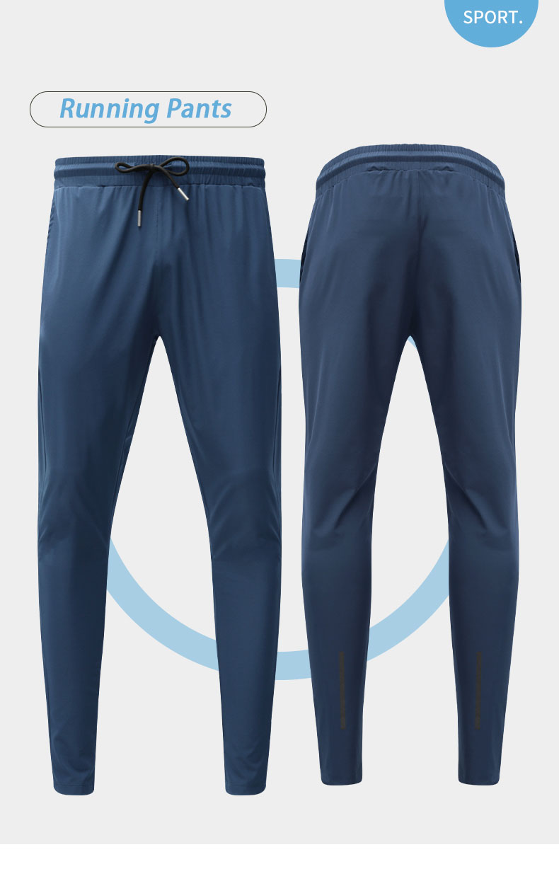 Men Sport Running Pants Reflective Athletic Waterproof Soccer Training Elasticity Legging Jogging Gym Trousers Summer_voghion.com