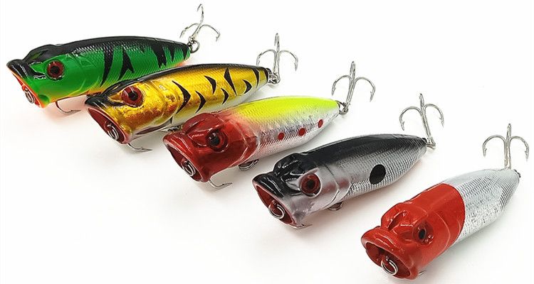 Fishing Tools 5 Colors 7 Cm 11 Grams Wave Climbing Lure Water Surface Simulation Plastic Fishing Lure Hard Bait Lure Fishing Gear_voghion.com