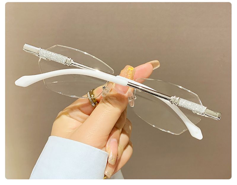 Ochelari de citit cu lumină albastră pentru femei, cu ramă ultra-refractivă, cu tăiere retro, pentru presbiopie, blocare a prezbiopiei_voghion.com